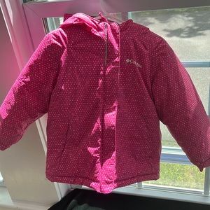 Girls Used Columbia Ski coat